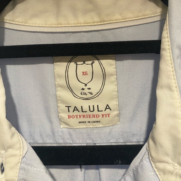 Talula blue button down - Picture 3 of 4